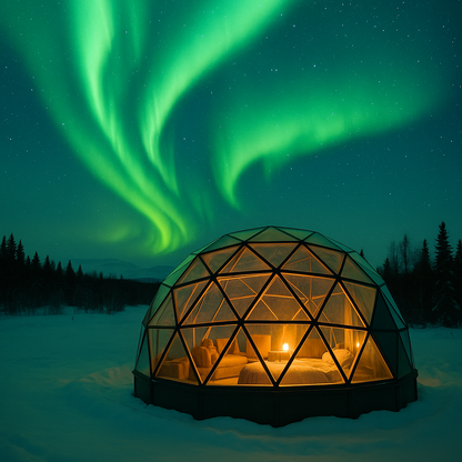 Aurora Dome Experience – One Night Under the Northern Lights